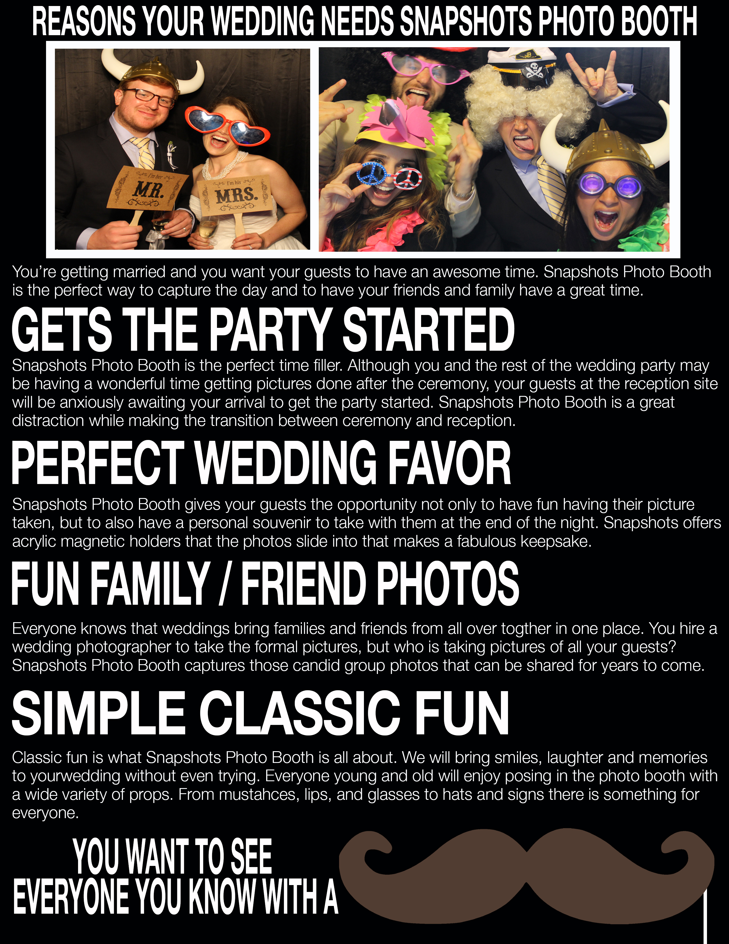 5 Reasons Your Wedding Needs a Photo Booth